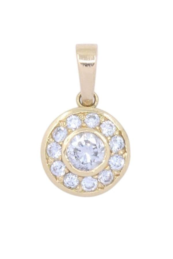 PENDENTIF DIAMANTS — vue 1