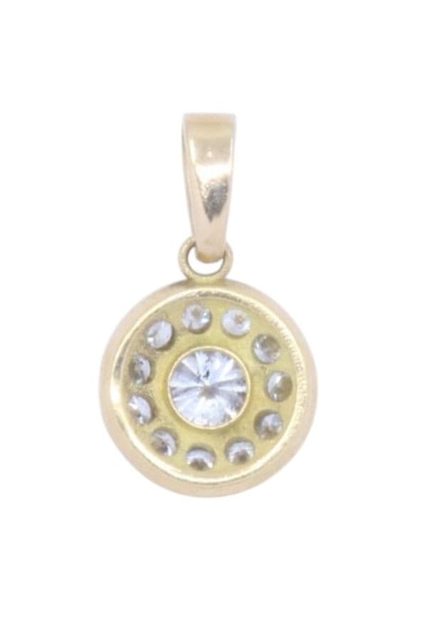 PENDENTIF DIAMANTS — vue 3