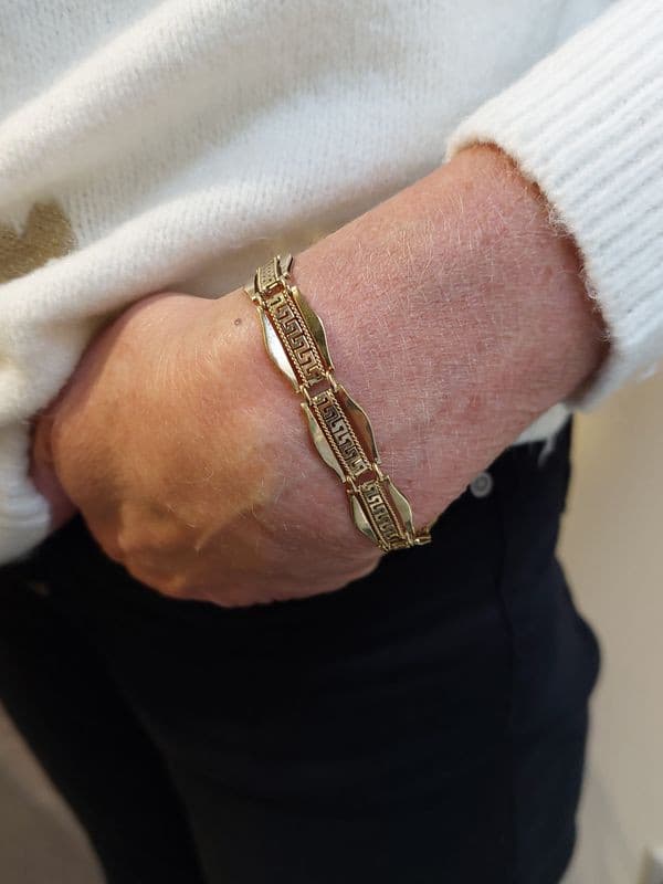 BRACELET MAILLE FANTAISIE — vue 2