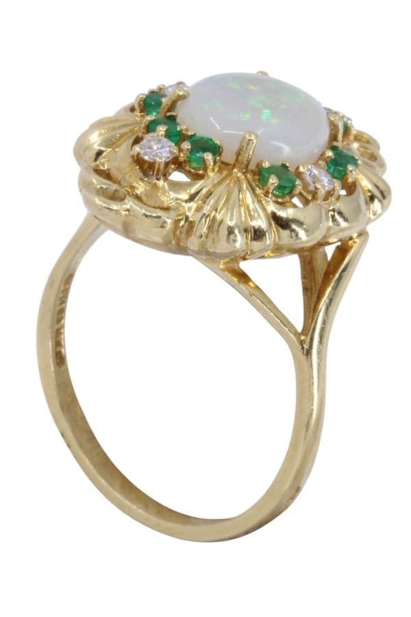 BAGUE ANCIENNE OPALE — vue 4