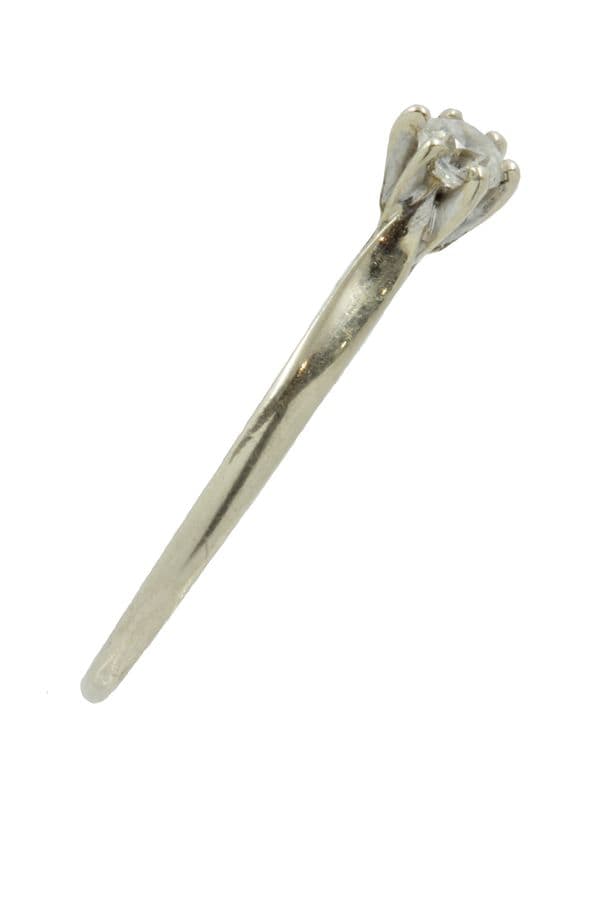 SOLITAIRE MODERNE 0.10 CARAT — vue 4