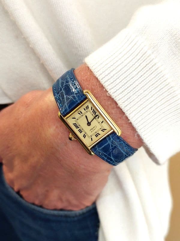 CARTIER TANK VERMEIL — vue 2