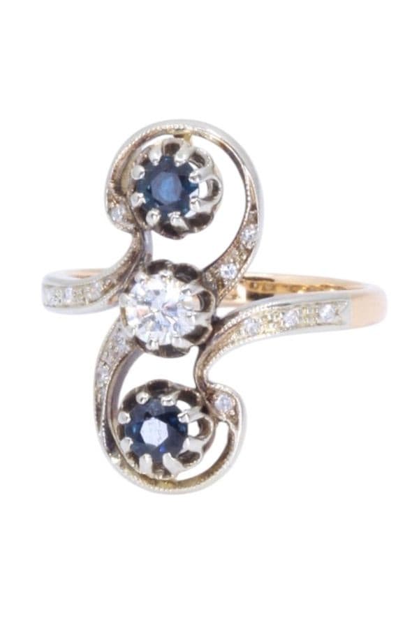 BAGUE ART-NOUVEAU — vue 6