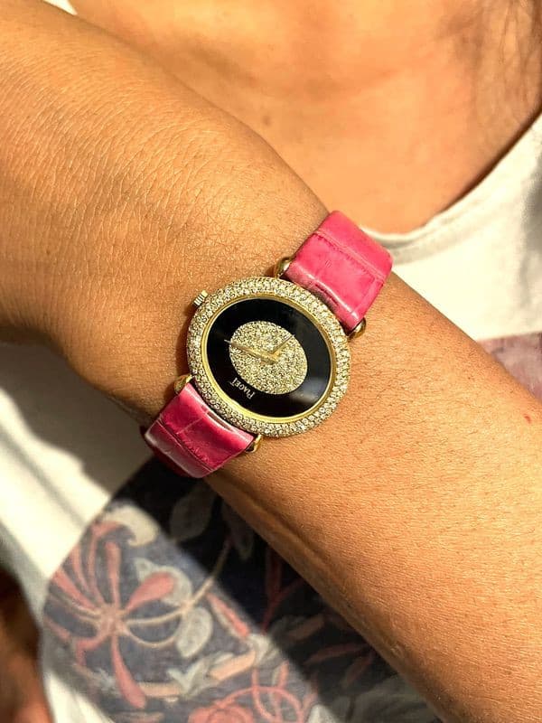 PIAGET VINTAGE ONYX OR ET DIAMANTS — vue 2
