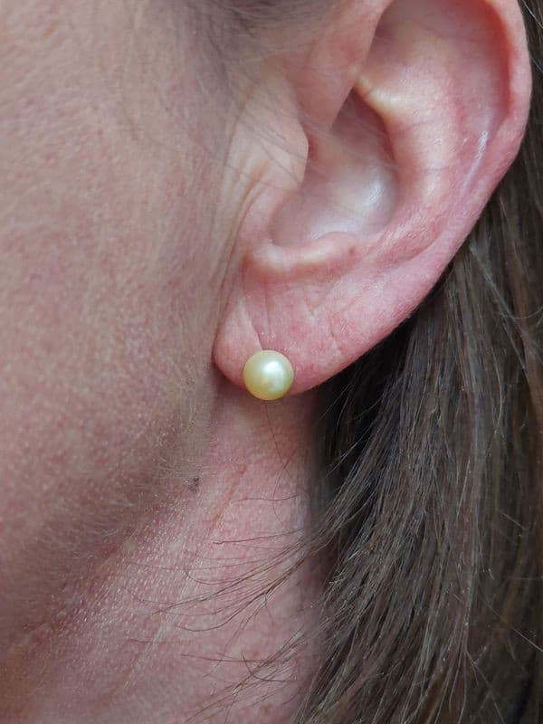 BOUCLES D'OREILLES PERLES — vue 2
