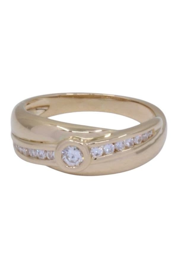 BAGUE MODERNE DIAMANTS — vue 6