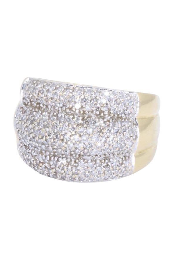 BAGUE PAVAGE DIAMANTS — vue 6