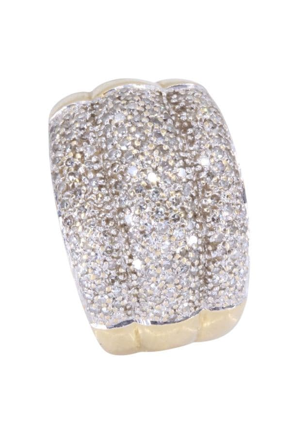 BAGUE PAVAGE DIAMANTS — vue 4
