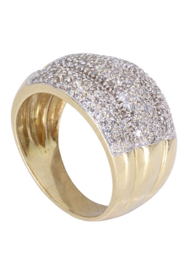 BAGUE PAVAGE DIAMANTS — vue 5