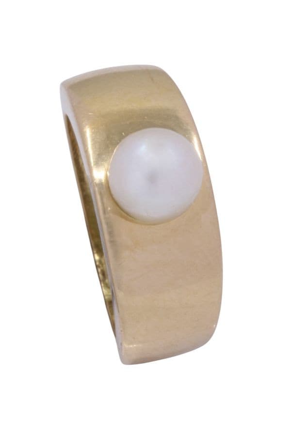 BAGUE JONC PERLE — vue 4
