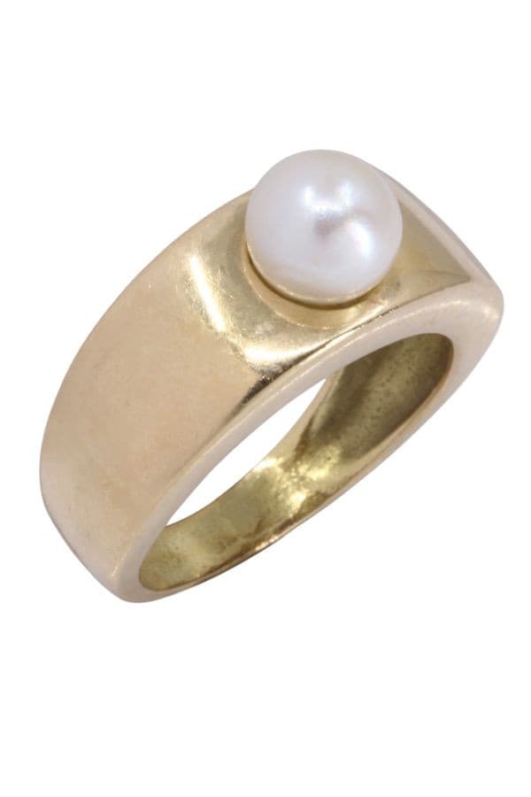 BAGUE JONC PERLE — vue 3