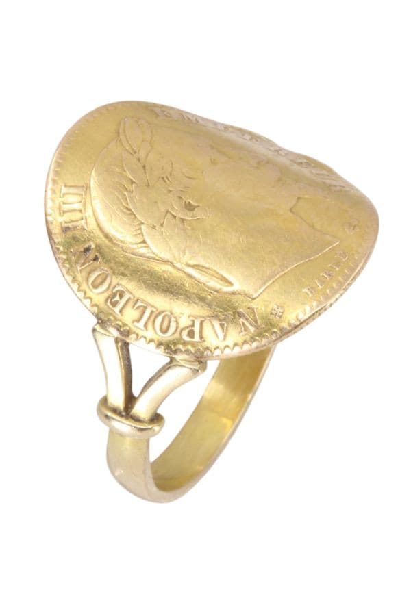 BAGUE 10 FRANCS TUILÉE NAPOLÉON III — vue 3