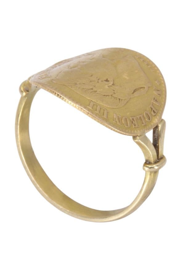 BAGUE 10 FRANCS TUILÉE NAPOLÉON III — vue 4