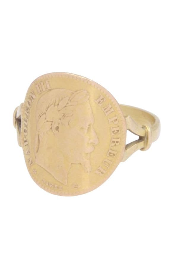 BAGUE 10 FRANCS TUILÉE NAPOLÉON III — vue 5