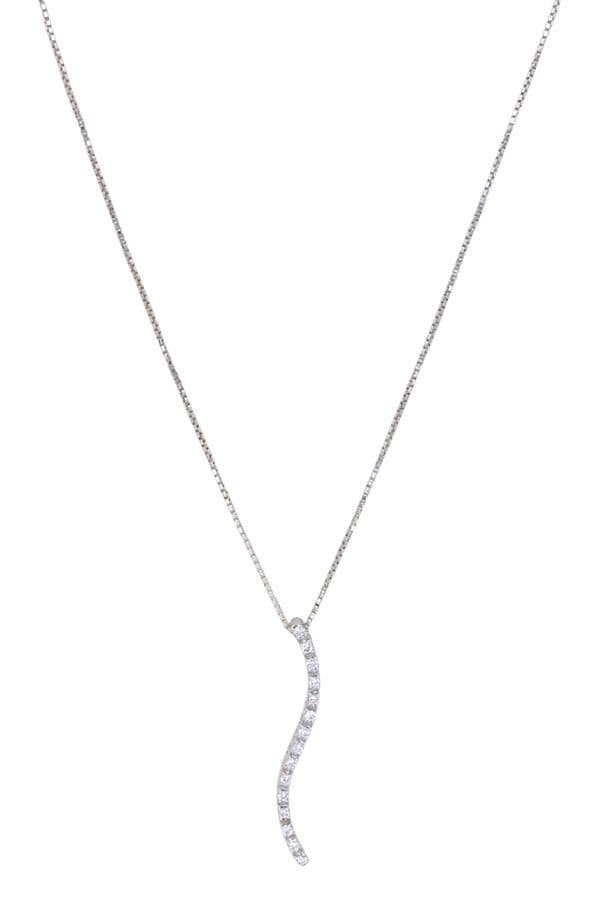 COLLIER MODERNE DIAMANTS — vue 1