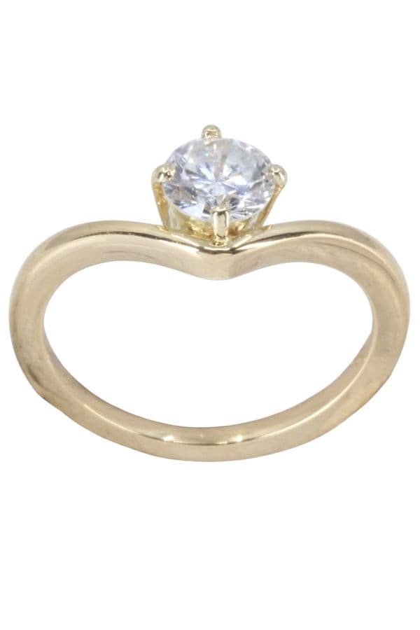 ALLIANCE + SOLITAIRE DIAMANT 0.60 CARAT — vue 5