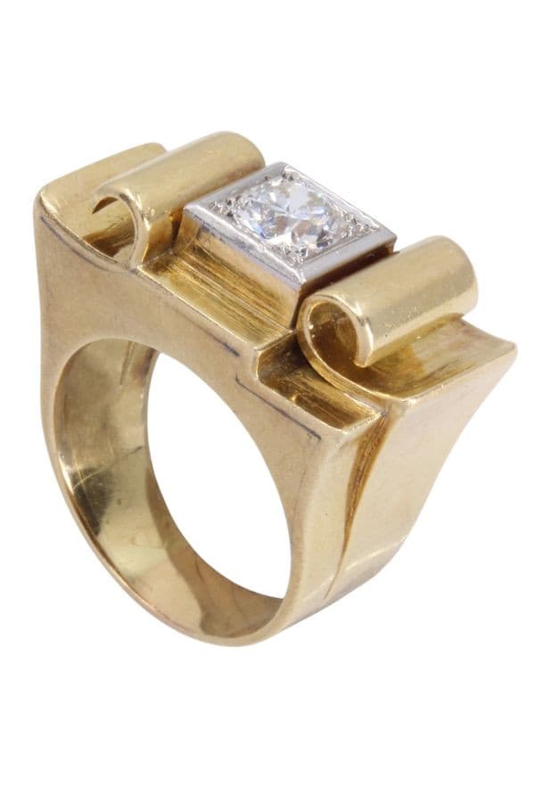 BAGUE TANK DIAMANT — vue 5