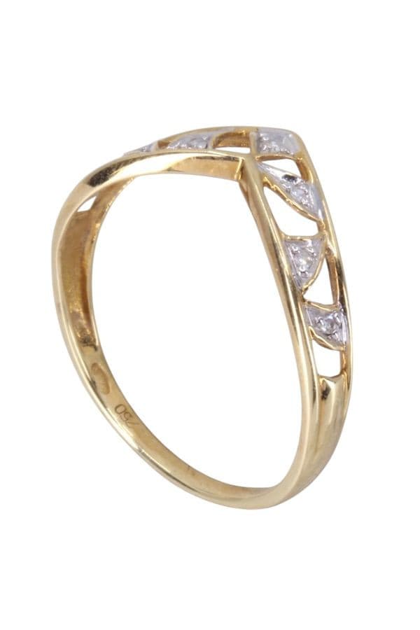 BAGUE DIAMANTS AJOURÉE — vue 5