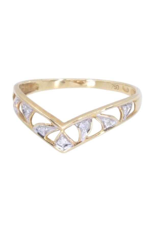BAGUE DIAMANTS AJOURÉE — vue 6