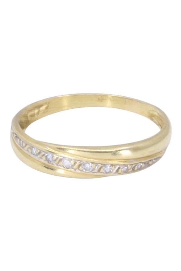 BAGUE ENTRELACÉE DIAMANTS — vue 5