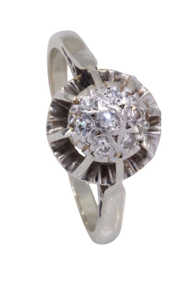 BAGUE STYLE SOLITAIRE DIAMANTS — vue 4