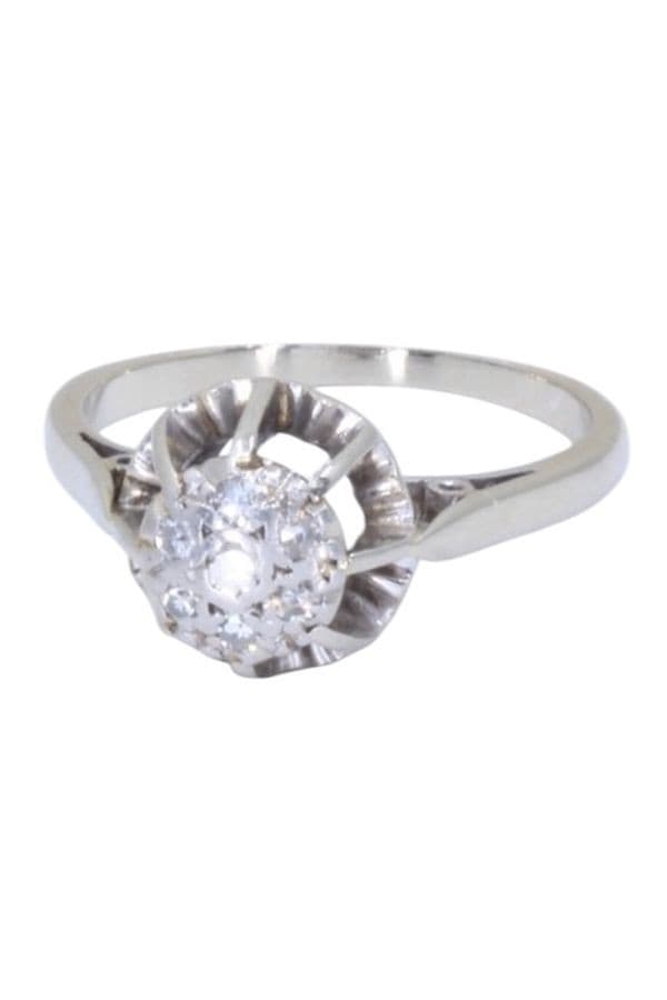 BAGUE STYLE SOLITAIRE DIAMANTS — vue 6