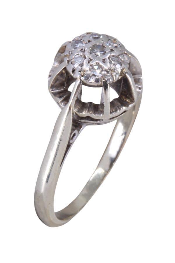 BAGUE STYLE SOLITAIRE DIAMANTS — vue 3