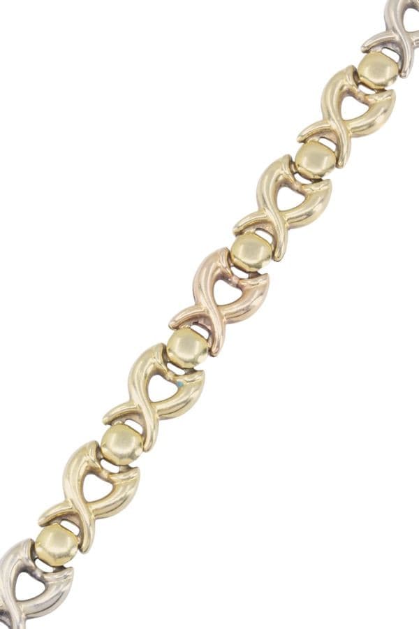 BRACELET MAILLE FANTAISIE 3 ORS — vue 4