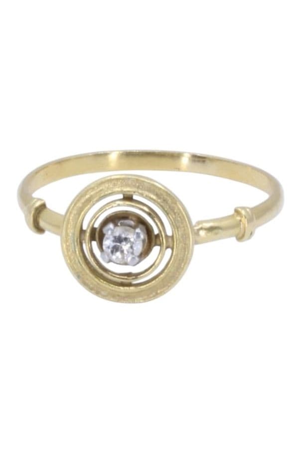SOLITAIRE DIAMANT 0.07 CARAT — vue 3