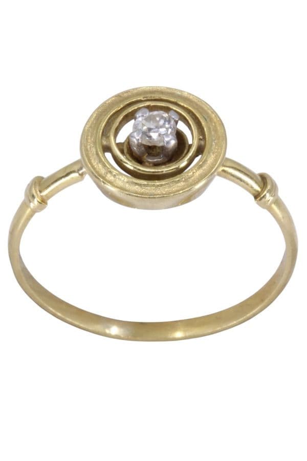SOLITAIRE DIAMANT 0.07 CARAT — vue 1