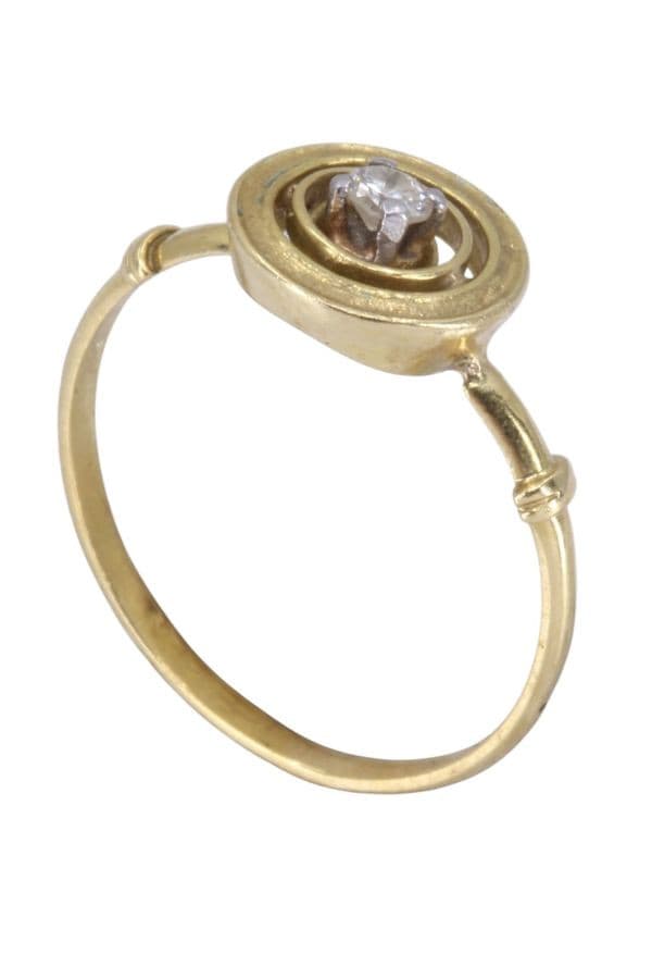 SOLITAIRE DIAMANT 0.07 CARAT — vue 6