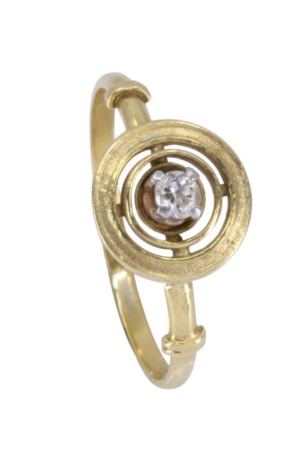SOLITAIRE DIAMANT 0.07 CARAT — vue 5