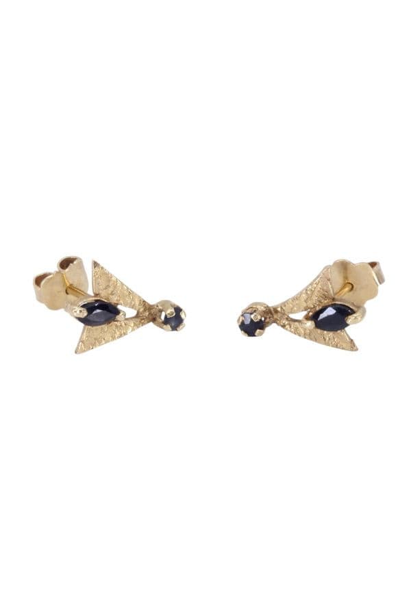 BOUCLES D'OREILLES SAPHIRS — vue 3