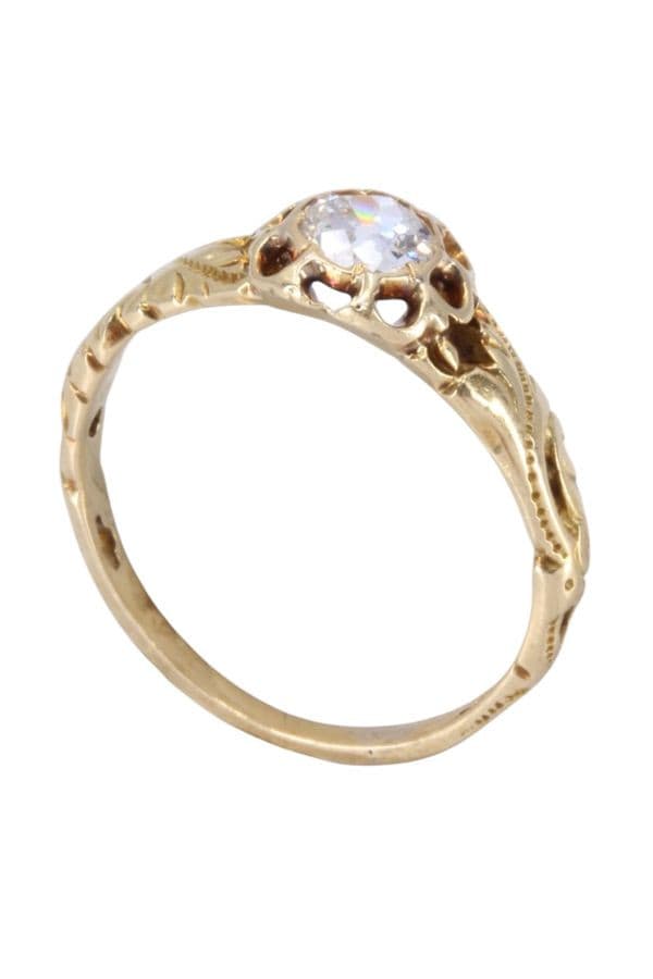 SOLITAIRE  DIAMANT 0.20 CARAT — vue 5