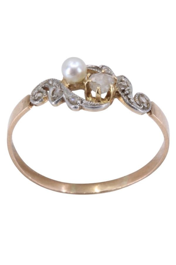BAGUE ART-NOUVEAU — vue 1