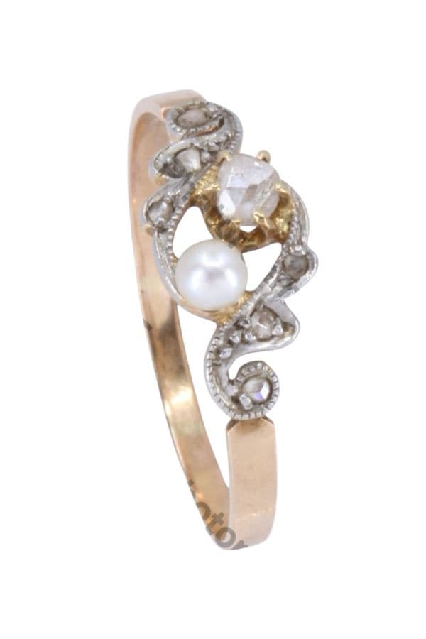BAGUE ART-NOUVEAU — vue 4
