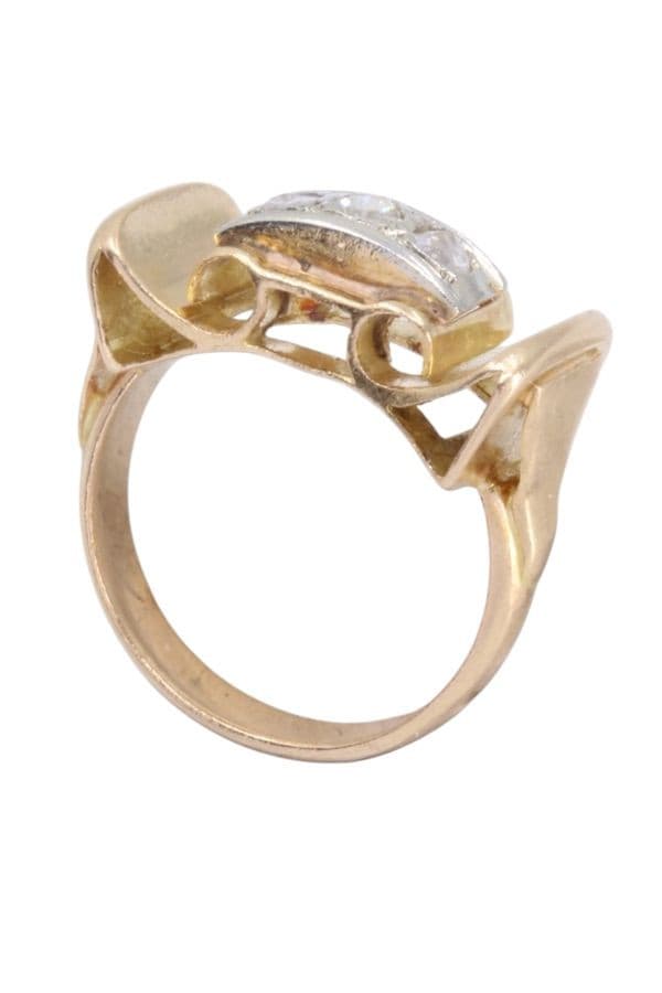 BAGUE DIAMANTS ANNÉES 40' — vue 5