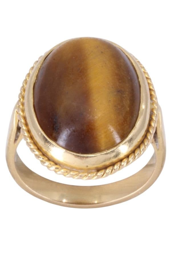 BAGUE ŒIL DE TIGRE — vue 1