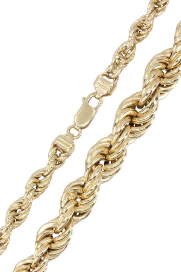 COLLIER MAILLE TORSADÉE EN CHUTE — vue 3