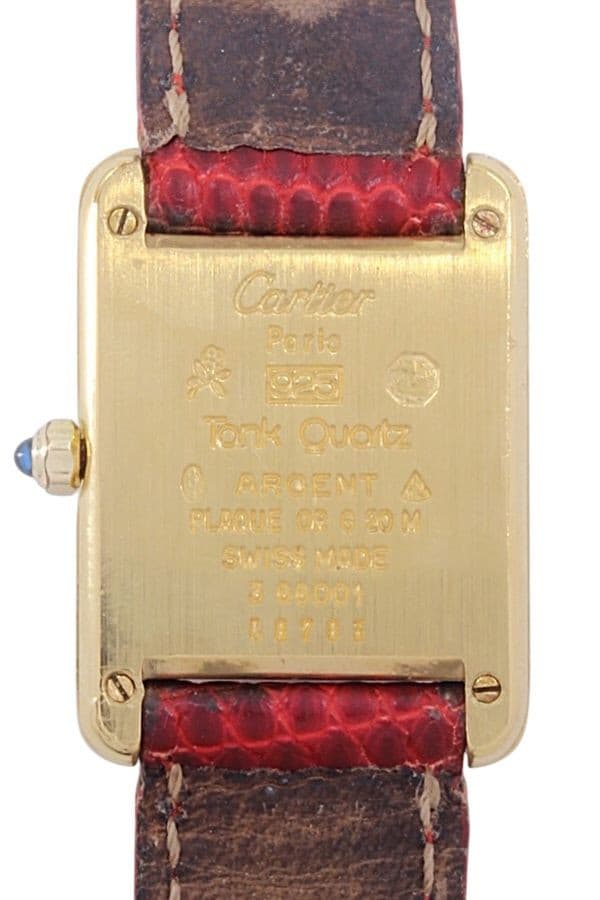 CARTIER TANK VERMEIL — vue 4