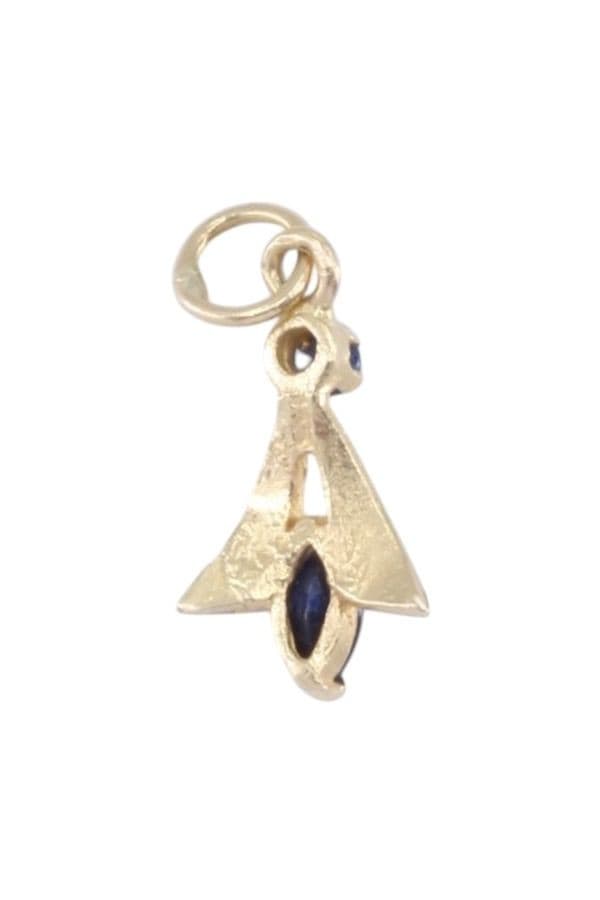 PENDENTIF SAPHIRS — vue 3