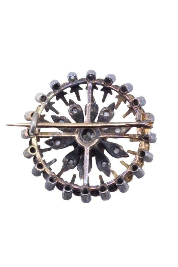 BROCHE ANCIENNE DIAMANTS — vue 3