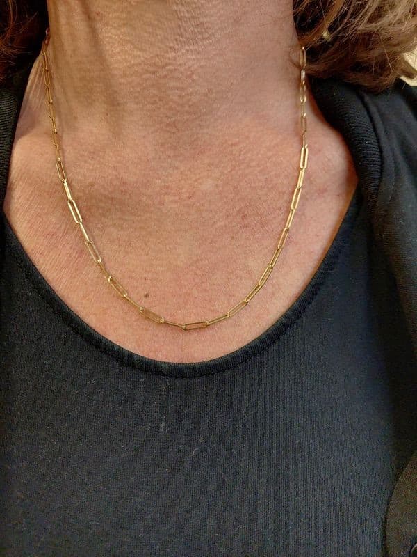 CHAINE MAILLE RECTANGLE — vue 2