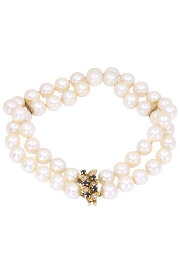 BRACELET PERLES DE CULTURE 2 RANGS — vue 3
