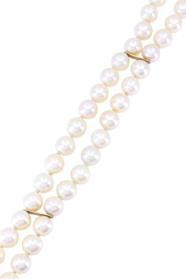 BRACELET PERLES DE CULTURE 2 RANGS — vue 4