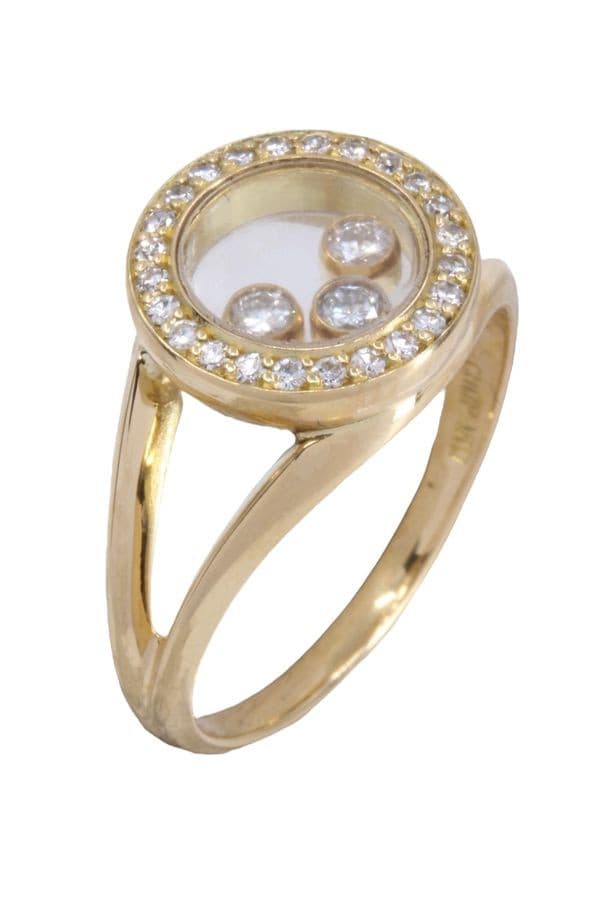 BAGUE CHOPARD HAPPY DIAMONDS — vue 3