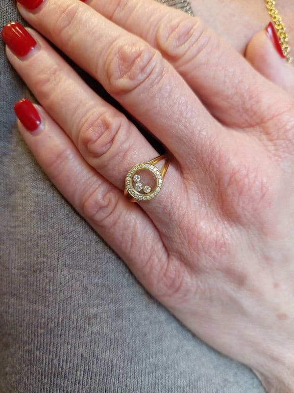 BAGUE CHOPARD HAPPY DIAMONDS — vue 2
