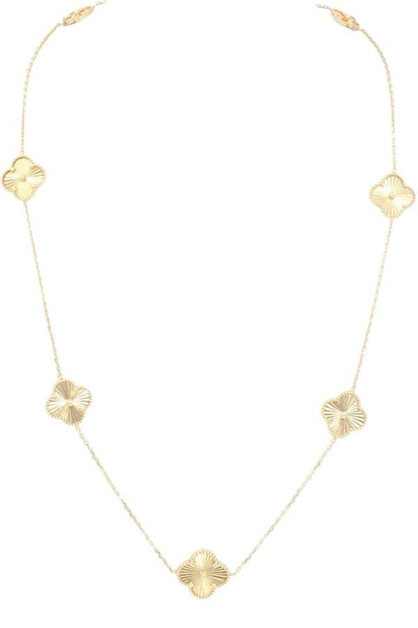 COLLIER MODERNE TRÈFLES — vue 1