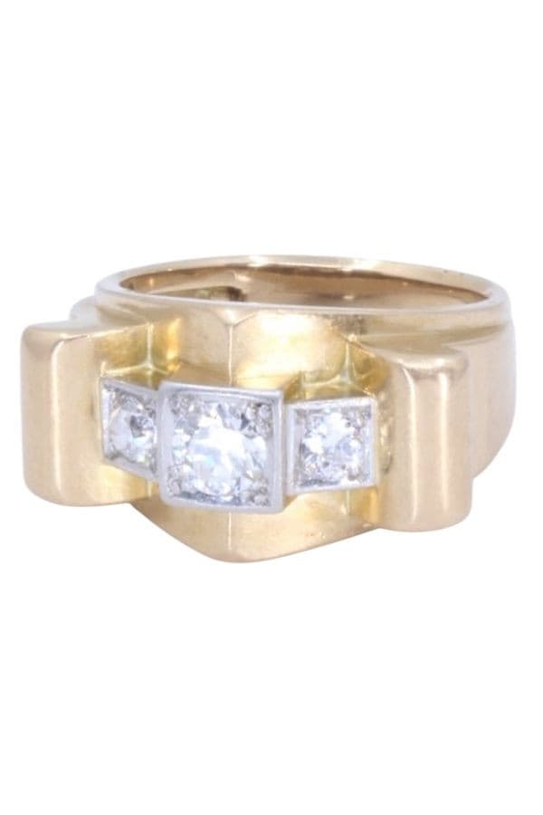 BAGUE TANK DIAMANTS — vue 6