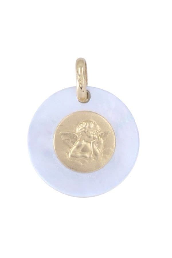 MÉDAILLE ANGE NACRE — vue 1